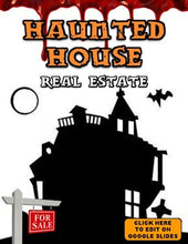 Load image into Gallery viewer, Haunted House Real Estate: Writing Activity (Edit in Google Slides) - Roombop