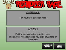 Load image into Gallery viewer, Reindeer Race Review Game (Google Slides) - Roombop