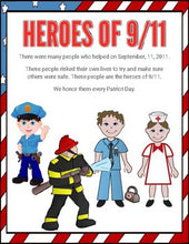 Load image into Gallery viewer, Patriot Day September 11: Handouts &amp; Activity - Roombop