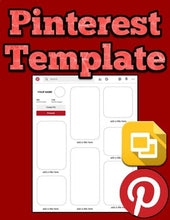 Load image into Gallery viewer, Pinterest Template (Editable on Google Slides) - Roombop