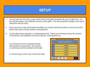Family Feud Game (Google Slides Template) - Roombop