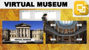 Virtual Museum (Editable in Google Slides) Distance Learning - Roombop