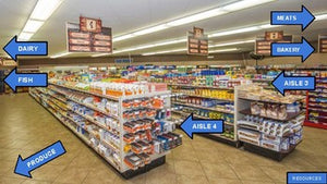 Virtual Grocery Store (Editable in Google Slides) Distance Learning - Roombop