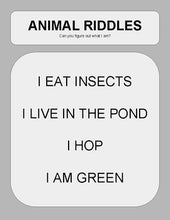 Load image into Gallery viewer, Animal Riddles: Who Am I Handout &amp; Google Slide - Roombop