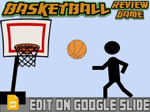 Basketball: Interactive Review Game (Editable on Google Slides) - Roombop