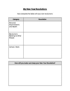Creating New Year Resolution Activity (Editable in Google Slides) - Roombop