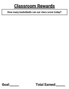 Basketball Individual & Classroom Behavior Charts (Editable on Google Slides) - Roombop