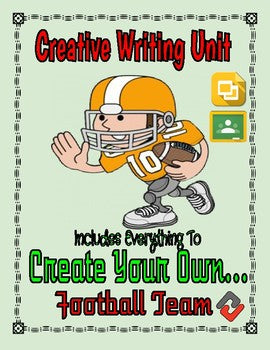 Football: Create a Team Project (Google Classroom) - Roombop