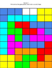 Load image into Gallery viewer, Tetromino Printable Board Game (Editable Google Slides) Distance Learning - Roombop