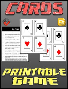 Cards & Game Guide Printable (Editable Google Slides) Distance Learning - Roombop