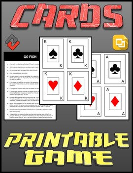 Cards & Game Guide Printable (Editable Google Slides) Distance Learning - Roombop