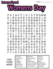 Load image into Gallery viewer, International Women&#39;s Day Word Search: 3 Difficulties - Roombop