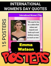 Load image into Gallery viewer, International Women&#39;s Day Quote Posters: Printable - Roombop