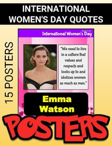 International Women's Day Quote Posters: Printable - Roombop