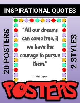 Inspirational Quotes: Printable Posters - Roombop