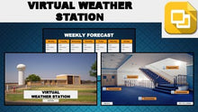 Load image into Gallery viewer, Virtual Weather Station Tour (Editable in Google Slides) Distance Learning - Roombop