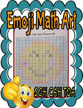 Load image into Gallery viewer, Trig Ratios Math Art: Happy Emoji - Roombop