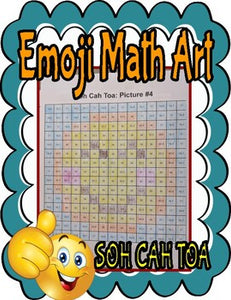 Trig Ratios Math Art: Happy Emoji - Roombop