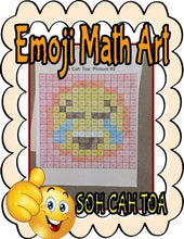 Load image into Gallery viewer, Trig Ratios Math Art: Laughing Emoji - Roombop