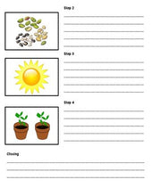 Load image into Gallery viewer, How to Grow a Plant: Procedural Writing Organizers (Editable in Google Slides) - Roombop