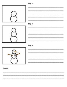 How to Build a Snowman: Procedural Writing Organizers (Editable in Google Slides) - Roombop