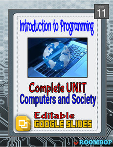 Computer Society Unit - Intro To Programming - Roombop
