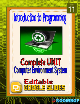Computer Environment and Systems Mini Unit - Intro To Programming - Roombop