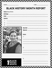 Load image into Gallery viewer, Black History Month Reports (Editable in Google Slides) - Roombop