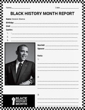 Load image into Gallery viewer, Black History Month Reports (Editable in Google Slides) - Roombop