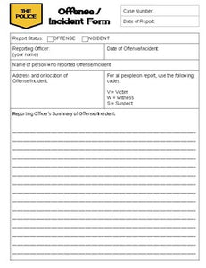Police Report - For Any Literature (Editable in Google Slides) Distance Learning - Roombop