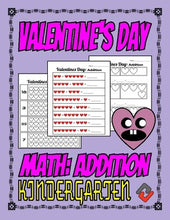 Load image into Gallery viewer, Valentines Day Kindergarten Math - Roombop