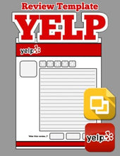 Load image into Gallery viewer, Yelp Review Template (Editable on Google Slides) - Roombop