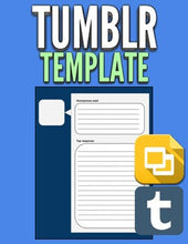 Load image into Gallery viewer, Tumblr Ask a Question Template (Editable on Google Slides) - Roombop