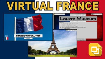 France Virtual Field Trip (Editable in Google Slides) - Roombop