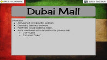 Load image into Gallery viewer, Dubai Virtual Country Trip (Editable in Google Slides) - Roombop
