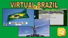 Load image into Gallery viewer, Brazil Virtual Country Trip (Editable in Google Slides) - Roombop