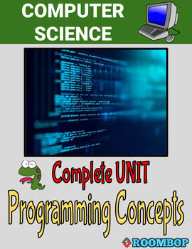 Programming Concepts Review Unit - Computer Science - Roombop