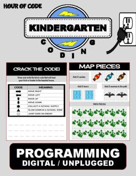 Trick or Treat October | Kindergarten Unplugged / Digital Coding - Roombop