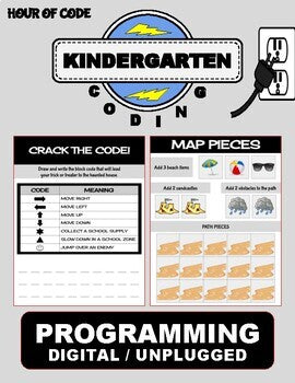 The Beach August | Kindergarten Unplugged / Digital Coding - Roombop