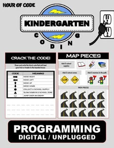 Back To School September | Kindergarten Unplugged / Digital Coding - Roombop