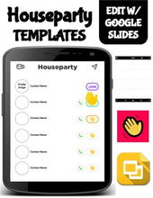 Load image into Gallery viewer, Houseparty Template (Editable on Google Slides) - Roombop
