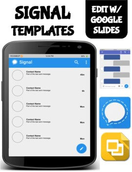 Signal Template (Editable on Google Slides) - Roombop