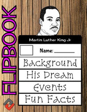 Load image into Gallery viewer, Martin Luther King Jr Flipbook