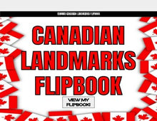 Load image into Gallery viewer, Famous Canadian Landmarks Digital Flipbook