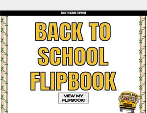 Back To School Digital Flipbook - Google Slides