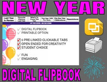 Load image into Gallery viewer, New Year Digital Flipbook - Google Slides