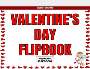 Valentine's Day Digital Flipbook - Google Slides