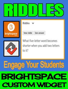 Riddles - Brightspace Custom Widget