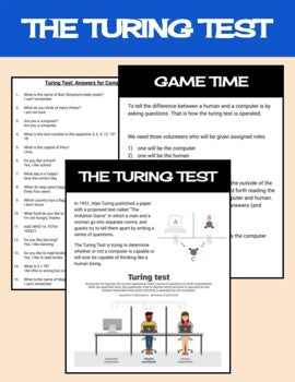 Turing Test Classroom Activity