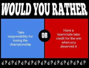50 Would You Rather Questions for Sports Teams